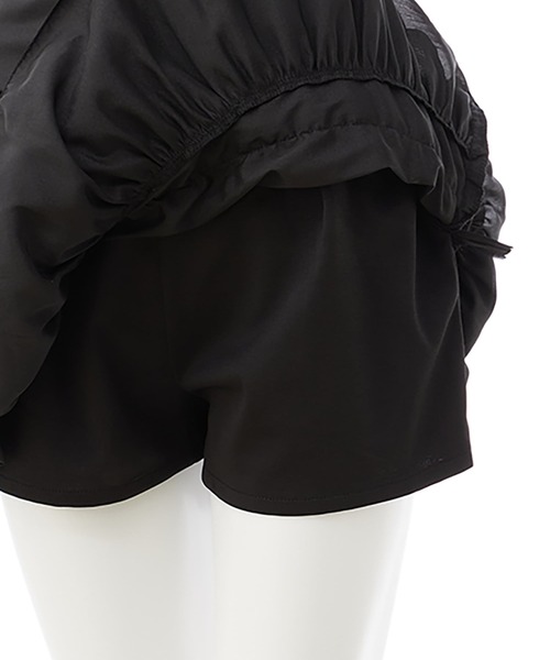 INGNI（イング）の「シアーフリルミニスカパン（スカート・レディース・ブラック/オフホワイト・FREE）」の21枚目の写真