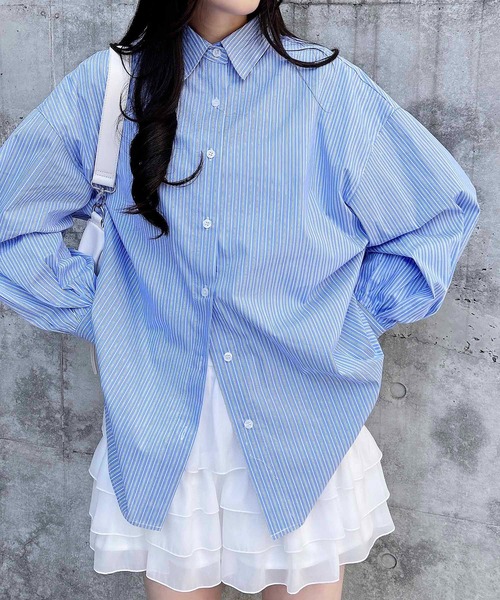 INGNI（イング）の「シアーフリルミニスカパン（スカート・レディース・ブラック/オフホワイト・FREE）」の9枚目の写真