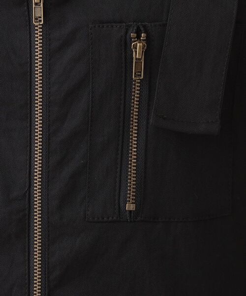 Cutie Blonde（キューティーブロンド）の「【S-LL】ロングシーズン着られる フロントZIPジャンスカ（ワンピース・レディース・ブラック/カーキ・01/02/03/04）」の6枚目の写真