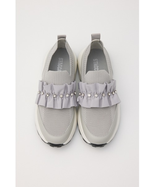 STACCATO(スタッカート)の「ラッフルニットコンビスリッポン(スニーカー・レディース・グレー/ブラック・24.5cm/24cm/23.5cm/23cm/22.5cm)」の17枚目の写真