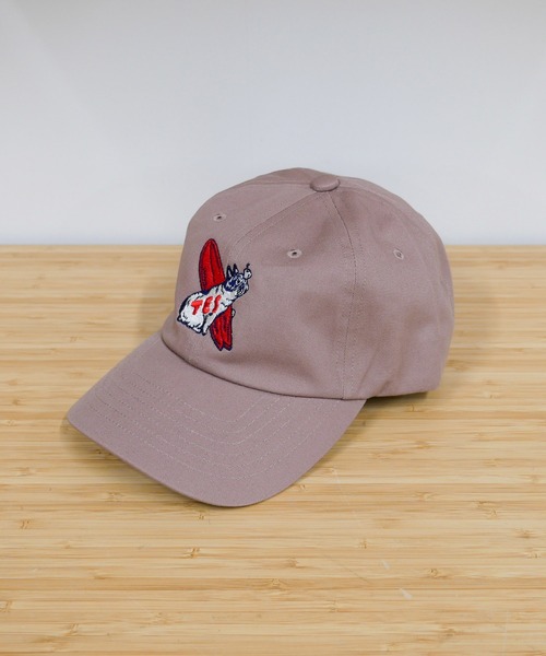 The Endless Summer（エンドレスサマー）の「BUHI CAFE BIG EMB LOW CAP（キャップ・メンズ・サックスブルー/チャコール/ピンク系その他2/オフホワイト/ブラック/ベージュ・FREE）」の6枚目の写真