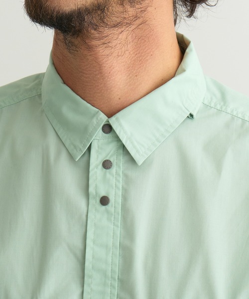 NANGA(ナンガ)の「MOUNTAIN FIELD S/S SHIRT/マウンテンフィールド S/S シャツ(シャツ/ブラウス・メンズ・モカ/ベージュ/セージグリーン・S/M/L/XL)」の9枚目の写真