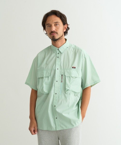 NANGA(ナンガ)の「MOUNTAIN FIELD S/S SHIRT/マウンテンフィールド S/S シャツ(シャツ/ブラウス・メンズ・モカ/ベージュ/セージグリーン・S/M/L/XL)」の4枚目の写真