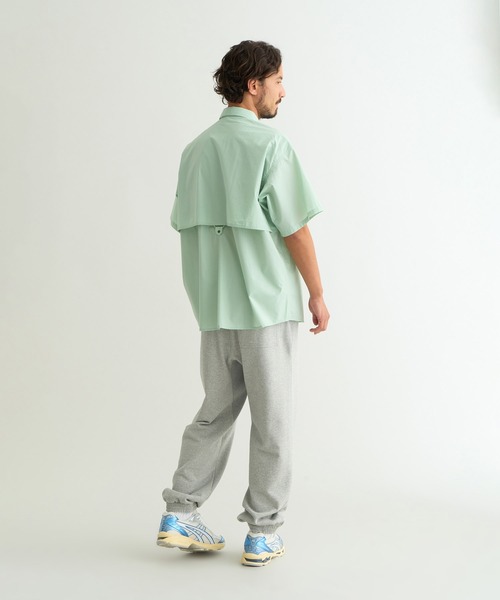 NANGA(ナンガ)の「MOUNTAIN FIELD S/S SHIRT/マウンテンフィールド S/S シャツ(シャツ/ブラウス・メンズ・モカ/ベージュ/セージグリーン・S/M/L/XL)」の8枚目の写真