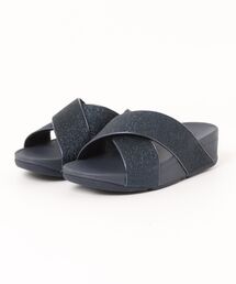 fitflop | LULU GLITTERDUST CROSS SLIDES(サンダル)