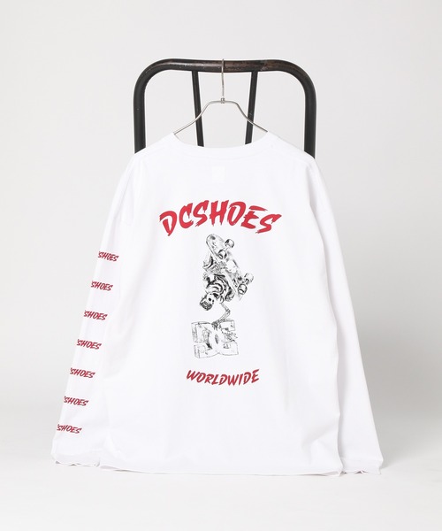 TRUE RELIGION クラシックなオーバーサイズフィット フーディ セール】【DC】バックプリントオーバーサイズロンT（Tシャツ