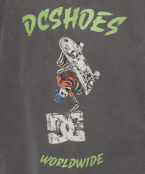 DC（ディーシー）の「【DC】バックプリントオーバーサイズロンT（Tシャツ/カットソー・メンズ・ダークグレー/ホワイト・LARGE/MEDIUM）」の6枚目の写真