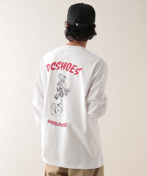 DC（ディーシー）の「【DC】バックプリントオーバーサイズロンT（Tシャツ/カットソー・メンズ・ダークグレー/ホワイト・LARGE/MEDIUM）」の20枚目の写真
