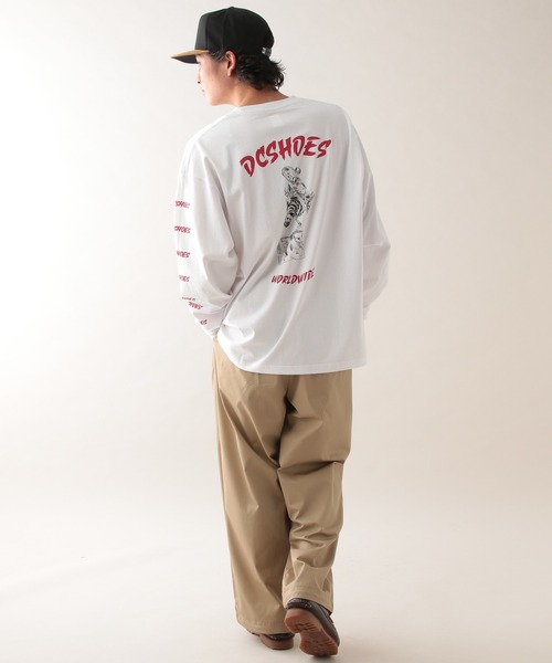 DC（ディーシー）の「【DC】バックプリントオーバーサイズロンT（Tシャツ/カットソー・メンズ・ダークグレー/ホワイト・LARGE/MEDIUM）」の17枚目の写真