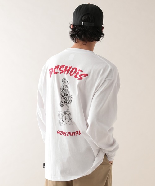 DC（ディーシー）の「【DC】バックプリントオーバーサイズロンT（Tシャツ/カットソー・メンズ・ダークグレー/ホワイト・LARGE/MEDIUM）」の19枚目の写真
