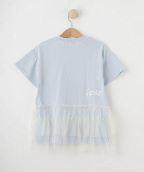 SHOO・LA・RUE（シューラルー）の「【すみっコぐらし】チュールチュニック（チュニック・キッズ・サックスブルー/ピンク・11/10/12）」の4枚目の写真