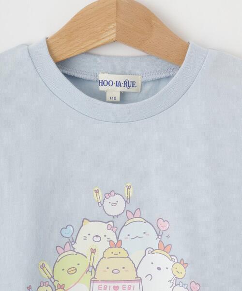 SHOO・LA・RUE（シューラルー）の「【すみっコぐらし】チュールチュニック（チュニック・キッズ・サックスブルー/ピンク・11/10/12）」の5枚目の写真