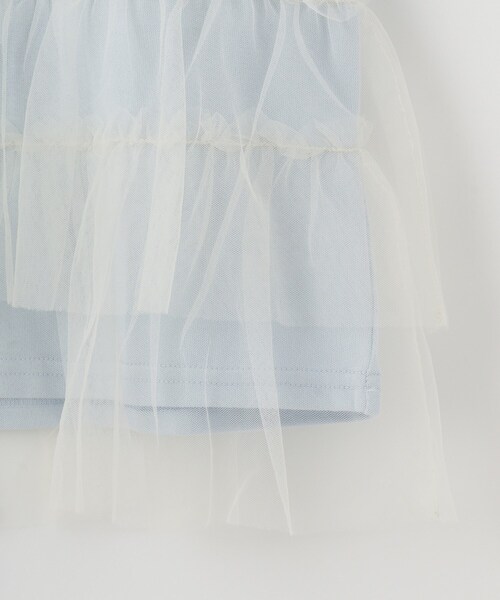SHOO・LA・RUE（シューラルー）の「【すみっコぐらし】チュールチュニック（チュニック・キッズ・サックスブルー/ピンク・11/10/12）」の7枚目の写真