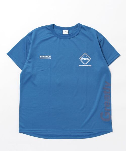 FARM(ファーム)の「メッシュTシャツ(Tシャツ/カットソー・キッズ・ブルー/ブラック・130cm/140cm/150cm/160cm)」の1枚目の写真