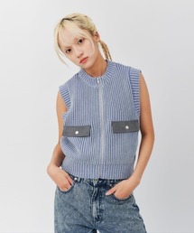 atmos pink Pigment Knit Vest / アトモス ピンク ピグメント ニット ベスト