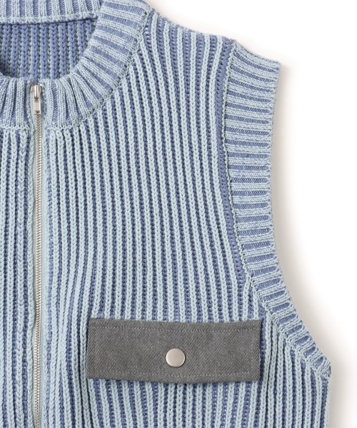ベスト ジレ atmos pink Pigment Knit Vest / アトモス ピンク ピグメント ニット ベスト レディース セール】atmos pink Pigment Knit Vest / アトモス ピンク
