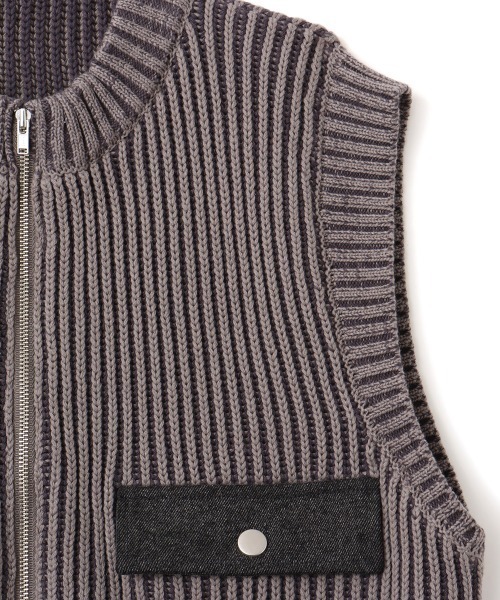 ベスト ジレ atmos pink Pigment Knit Vest / アトモス ピンク ピグメント ニット ベスト レディース atmos girls ベスト ジレ pink Pigment Knit Vest / アトモス