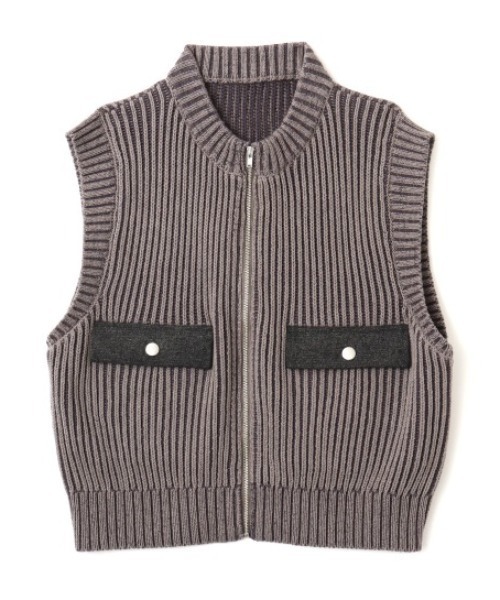 ベスト ジレ atmos pink Pigment Knit Vest / アトモス ピンク ピグメント ニット ベスト レディース セール】atmos pink Pigment Knit Vest / アトモス ピンク