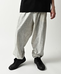 【ADAMPATEK/アダムパテック】uneven dyeing tuck relax pants/ムラ染めリラックスタックパンツ