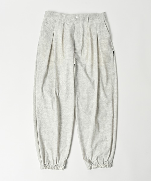 ADAM PATEK(アダムパテック)の「【ADAMPATEK/アダムパテック】uneven dyeing tuck relax pants/ムラ染めリラックスタックパンツ(その他パンツ・メンズ・グレー/ホワイト/ブラック・1/2)」の15枚目の写真