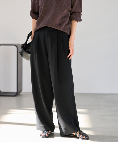 FRAMeWORK（フレームワーク）の「≪追加≫トリアセクロス2タックパンツ