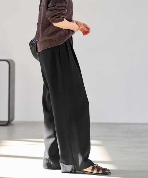 FRAMeWORK（フレームワーク）の「≪追加≫トリアセクロス2タックパンツ