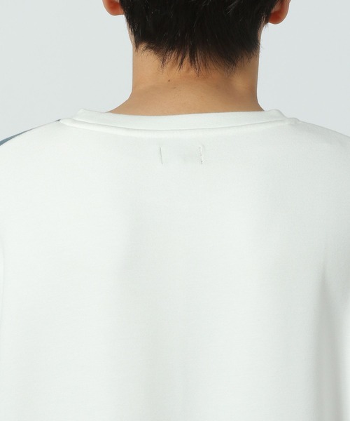 LAKOLE（ラコレ）の「ダンボールキリカエ半袖T / 284361（Tシャツ/カットソー・メンズ・サンドグレー/ネイビー/グリーン・MEDIUM/X-LARGE/LARGE）」の14枚目の写真