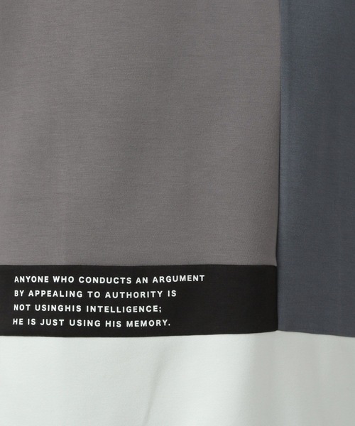 LAKOLE（ラコレ）の「ダンボールキリカエ半袖T / 284361（Tシャツ/カットソー・メンズ・サンドグレー/ネイビー/グリーン・MEDIUM/X-LARGE/LARGE）」の15枚目の写真