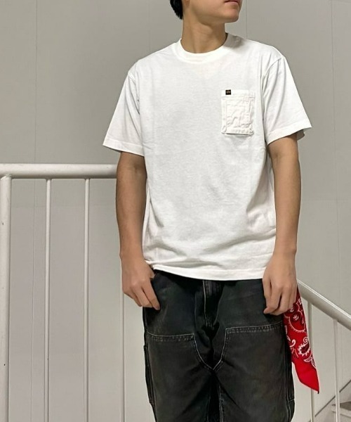 2色 Tシャツ アルファベット Round neck loose T-shirt PACIFIC STANDARD TIME /LOGO LS 2PACK TEE - 2枚組 / PST