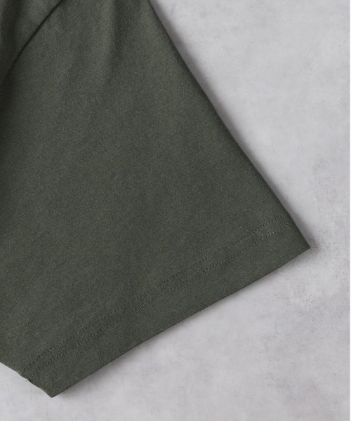 ※ALPHA（アルファ）の「【ALPHA】胸ポケットＴシャツ（Tシャツ/カットソー・メンズ・ブラック/ホワイト/カーキブラウン・XL/L/M）」の5枚目の写真