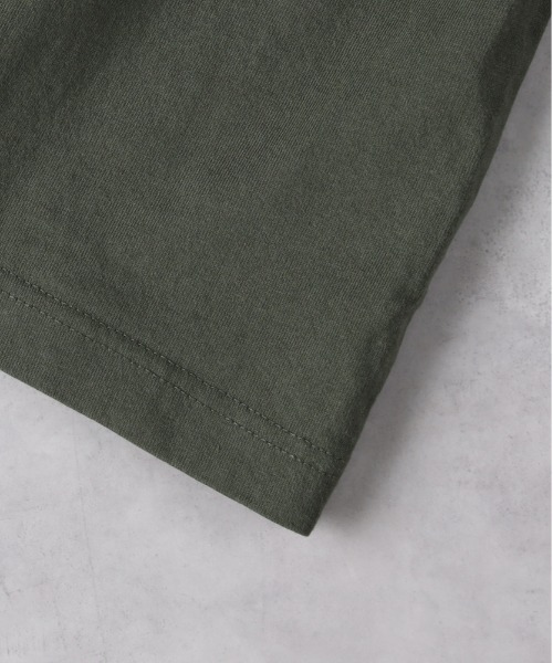 ※ALPHA（アルファ）の「【ALPHA】胸ポケットＴシャツ（Tシャツ/カットソー・メンズ・ブラック/ホワイト/カーキブラウン・XL/L/M）」の4枚目の写真