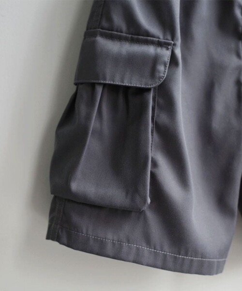 aBity select(アビティセレクト)の「【aBity select./アビティセレクト】リボンカーゴ バミューダパンツ(その他パンツ・キッズ・カモフラージュ/チャコールグレー・120/100/110/90)」の6枚目の写真