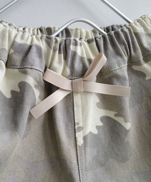 aBity select(アビティセレクト)の「【aBity select./アビティセレクト】リボンカーゴ バミューダパンツ(その他パンツ・キッズ・カモフラージュ/チャコールグレー・120/100/110/90)」の12枚目の写真