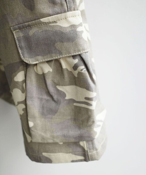 aBity select(アビティセレクト)の「【aBity select./アビティセレクト】リボンカーゴ バミューダパンツ(その他パンツ・キッズ・カモフラージュ/チャコールグレー・120/100/110/90)」の13枚目の写真