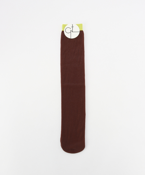 Spick & Span(スピックアンドスパン)の「CONLEAD/コンリード Sheer Sox(ソックス/靴下・レディース・ブラウン/モスグリーン/パープル/オレンジ・FREE)」の1枚目の写真