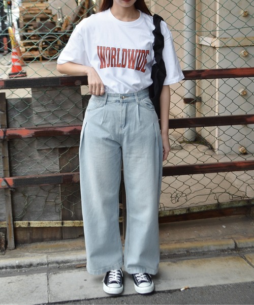spiritoso(スピリトーゾ)の「【spiritoso】カレッジアソートプリントTシャツ(Tシャツ/カットソー・レディース・ホワイト系その他2/ホワイト系その他・LARGE/MEDIUM)」の7枚目の写真