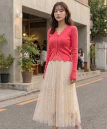 クローバーチュール レイヤースカート