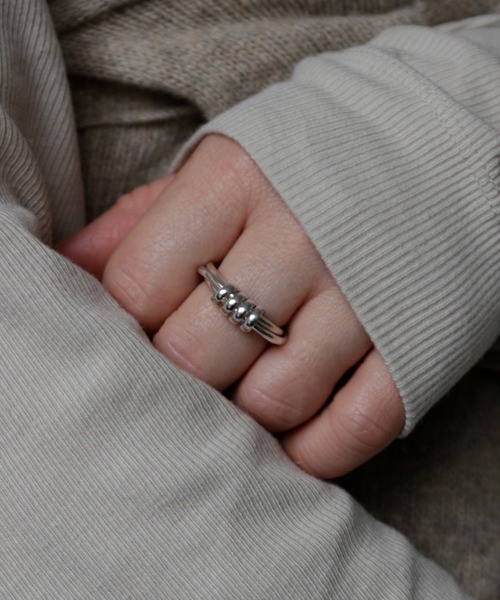 whoseA(フーシー)の「【silver925】CoilRing/コイル リング(リング・メンズ・シルバー・16号/13号/10号)」の2枚目の写真