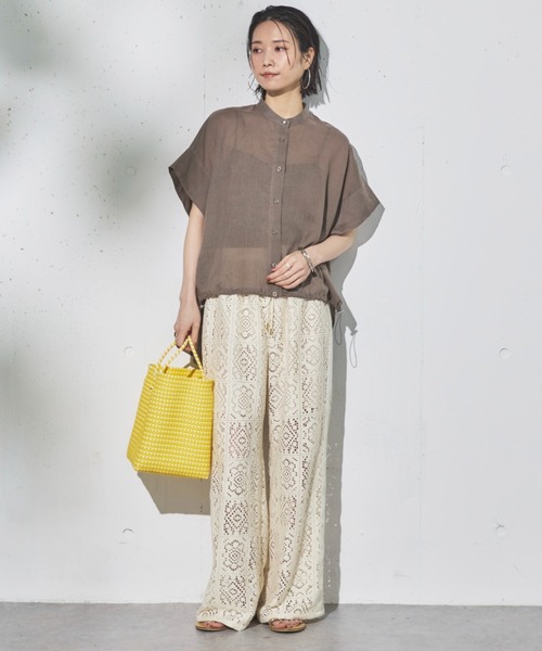 セール】ドロストフレンチラミーシャツ（シャツ/ブラウス）｜DOUX