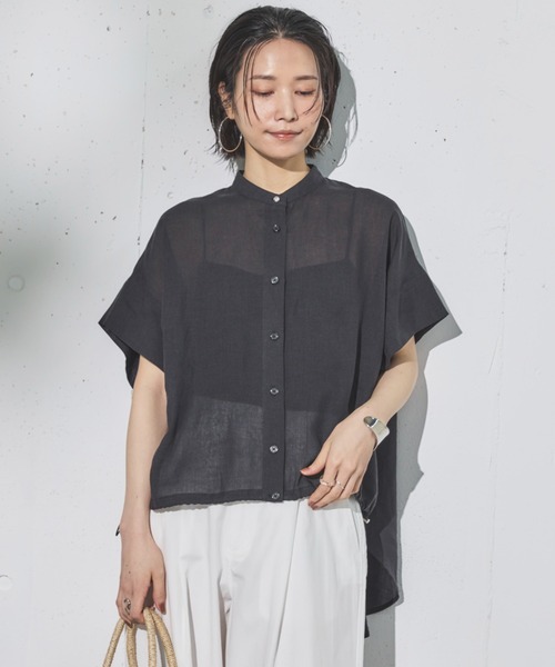 セール】ドロストフレンチラミーシャツ（シャツ/ブラウス