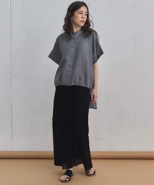 セール】ドロストフレンチラミーシャツ（シャツ/ブラウス）｜DOUX