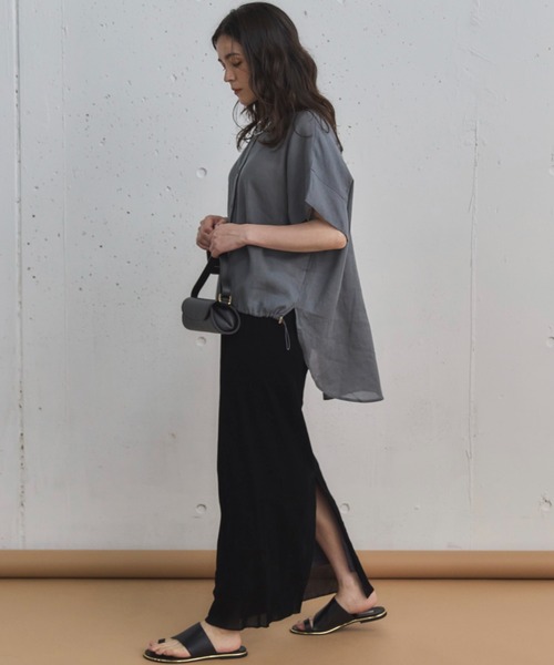 セール】ドロストフレンチラミーシャツ（シャツ/ブラウス）｜DOUX