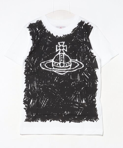 【Vivienne Westwood】ORB SCRIBBLE VEST リラックスTシャツ セール】ORB SCRIBBLE VEST RELAX T-SHIRT(Tシャツ/カットソー