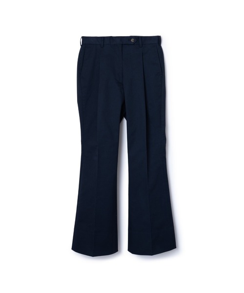 NON TOKYO（ノントーキョー）の「NON TOKYO/ノントーキョー/TUCK SLACK（スラックス・レディース・ブラック/ベージュ・1/2）」の2枚目の写真