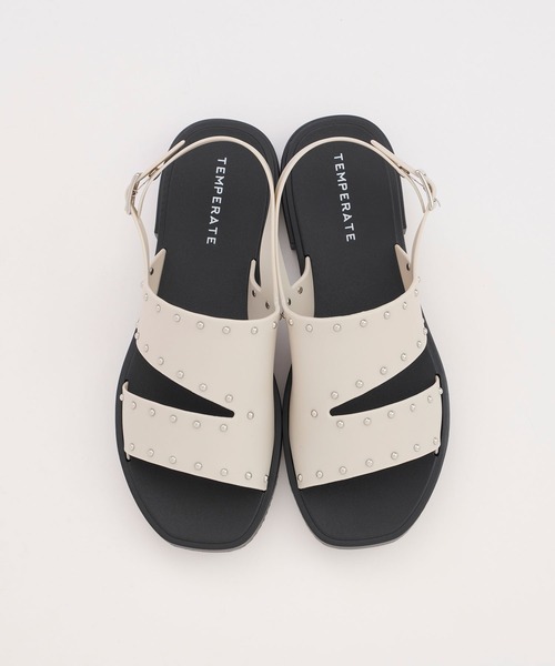 TEMPERATE（テンパレイト）の「TEMPERATE / テンパレイト ISSAC（サンダル・レディース・Black/アッシュ/クリア・36/38/40）」の10枚目の写真