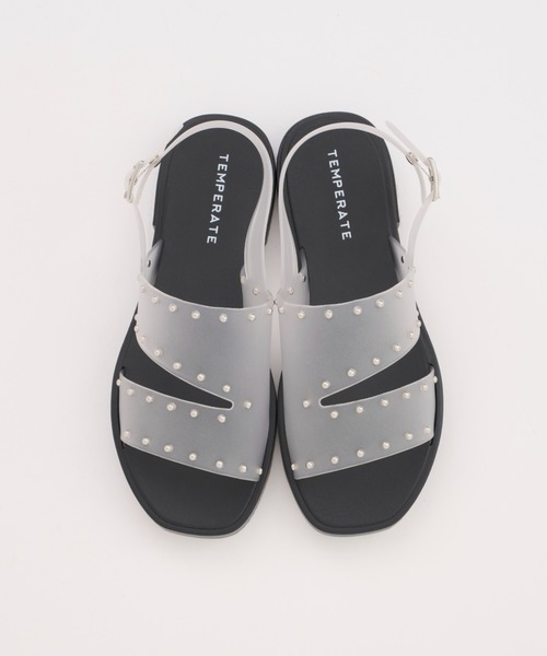 TEMPERATE（テンパレイト）の「TEMPERATE / テンパレイト ISSAC（サンダル・レディース・Black/アッシュ/クリア・36/38/40）」の13枚目の写真