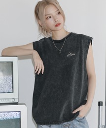 ヴィンテージライクワンポイントノースリーブ【UNISEX】