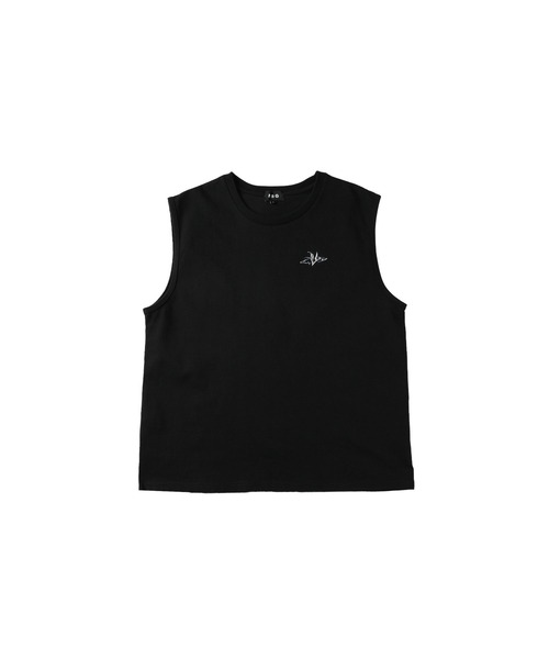 MSG（エムエスジー）の「ヴィンテージライクワンポイントノースリーブ【UNISEX】（タンクトップ・メンズ・ホワイト/ブラック系/ブラック/グレー系・S/M/L/XL）」の6枚目の写真