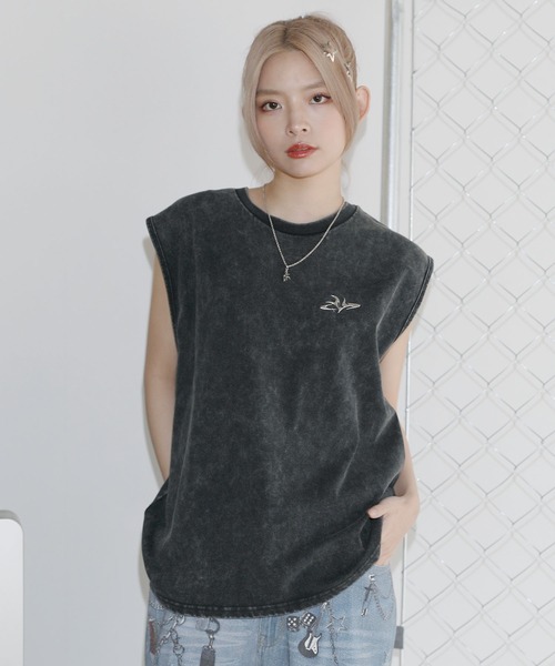 ノックさん専用 フランス代表 2007/2008 タンクトップ ヴィンテージライクワンポイントノースリーブ【UNISEX】（タンク