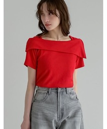 オフショルダー」に該当するレッド/赤色系のファッション通販 - ZOZOTOWN